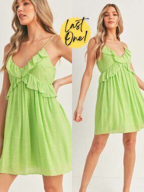 Alyse Ruffle Mini Dress